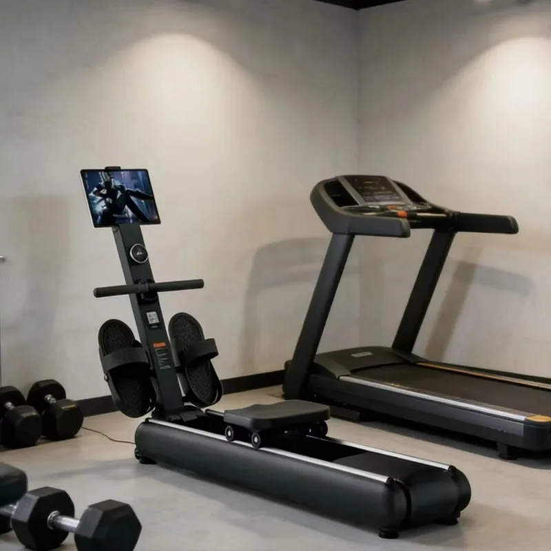 Advanced External Magnetic Adjustable Resistance Alloy Seated Rowing Machine for Commercial Use with 150kg Capacity