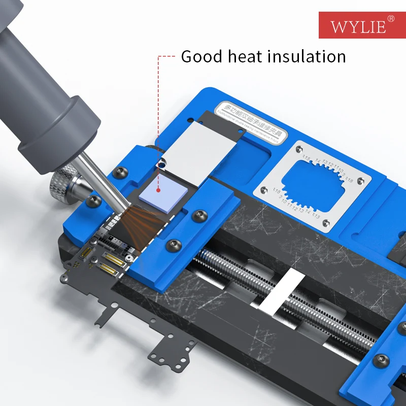 WYLIE High Performance Pre-Cut Thermal Silicone Pads CPU Chip Heat Cooling Conductive For Board Repair Fast Heat Dissipation