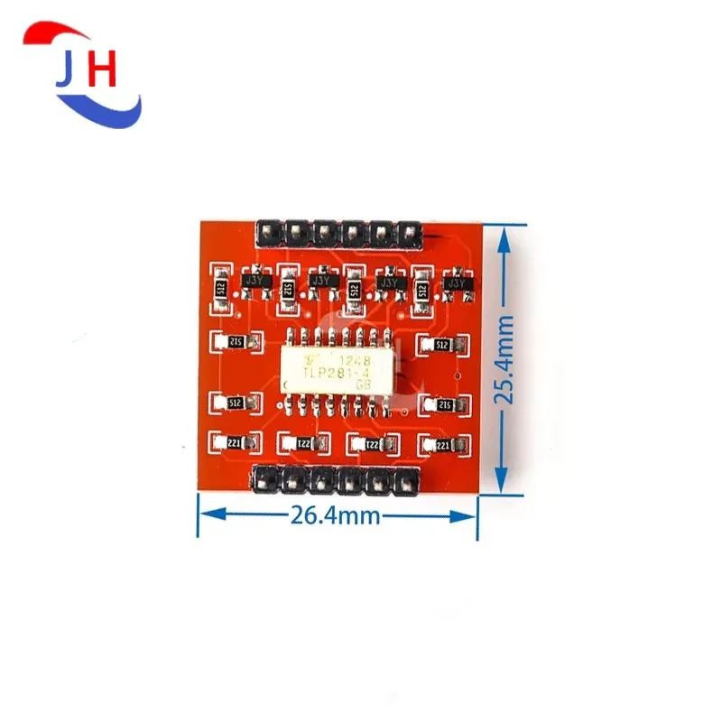 TLP281 WAVGAT 4 Channel Opto-isolator IC Module For Arduino Expansion Board High And Low Level Optocoupler Isolation 4 Channel