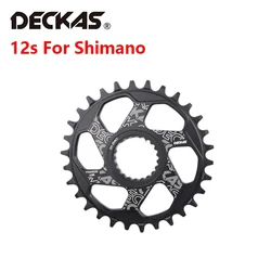 DECKAS-Bike Chainring, MTB Narrow Wide Bicicleta Chainwheel, Shimano M6100, M7100, M8100, M9100, 12 Velocidade, Montagem Direta Crankset, 1X12s