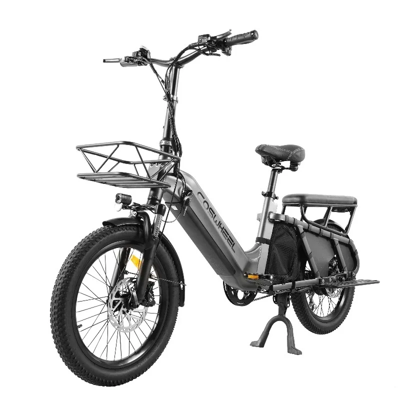 COSWHEEL HQ20 City Folding Electric Bike Step Through Ebike 250W 25kmh Registered License Driven on the Road European Regulation
