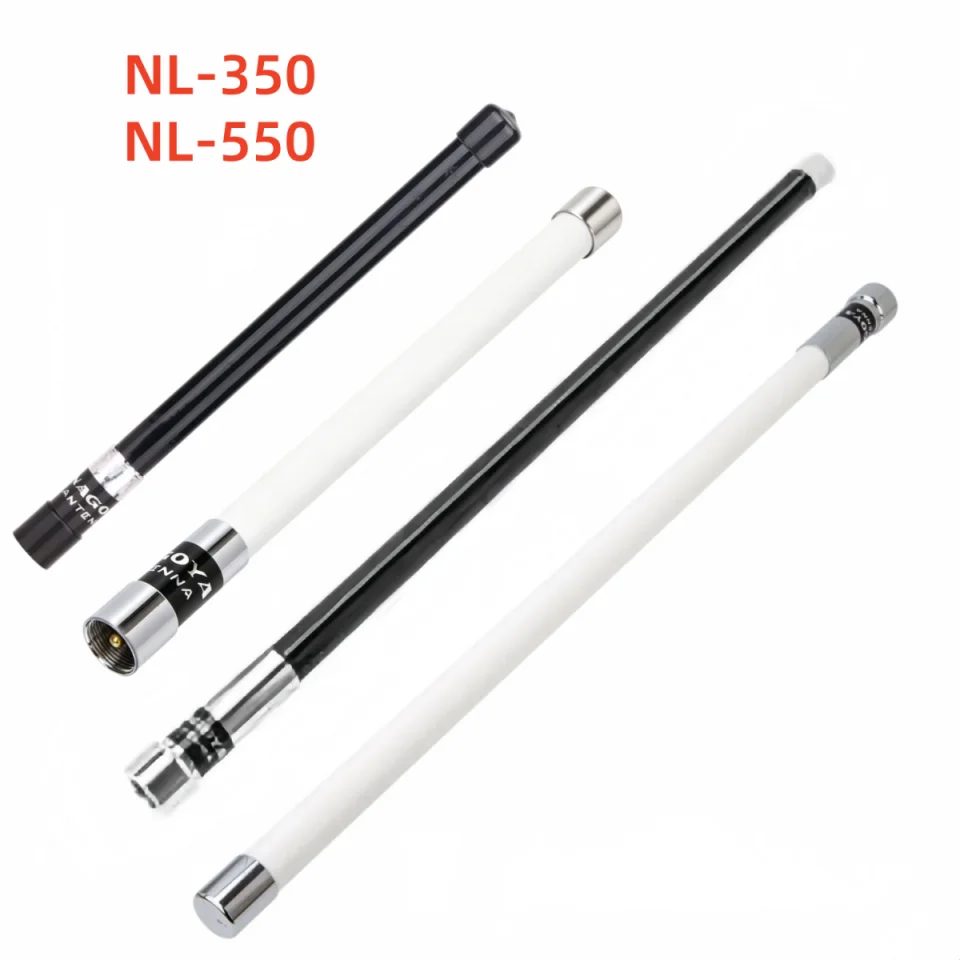 Antenne mobile NAGOYA NL-550 NL-350 en fibre de verre VHF UHF double bande 200W 3.0dBi à gain élevé pour accessoires radio bidirectionnels de voiture