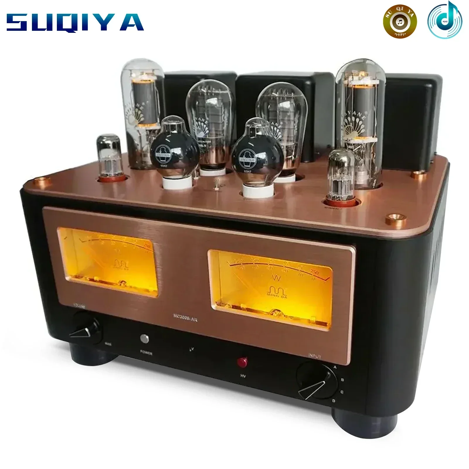 Meixing Mingda 2019 ใหม่รุ่น Goldenage MC3008-AR สเตอริโอพร้อมเครื่องขยายเสียง HIFI EXQUIS PSVANE 805 หลอด Amp