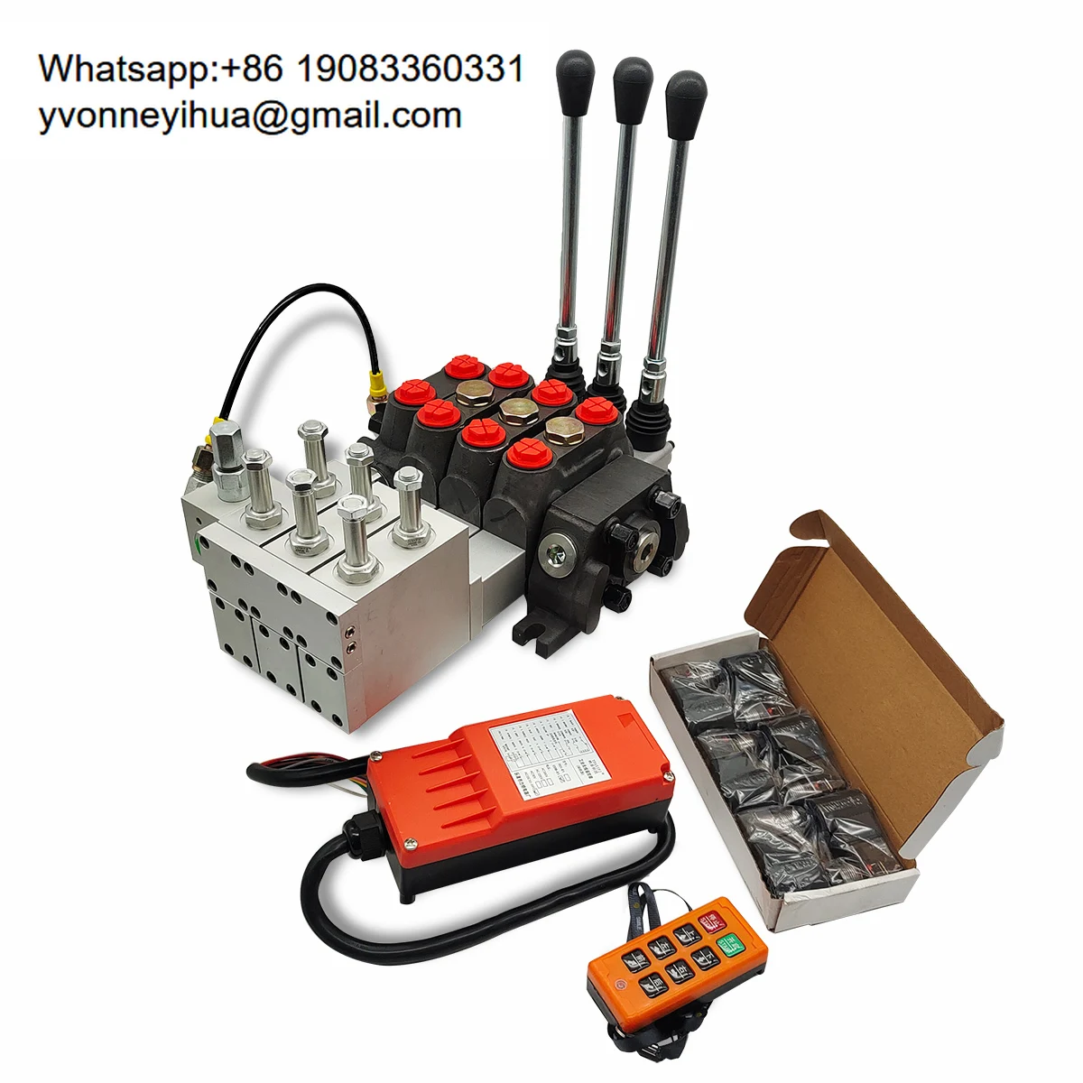 

DCV100-3 Electric Sectional Multiple Hydraulic Control Valve For Wrecker Drilling Machine