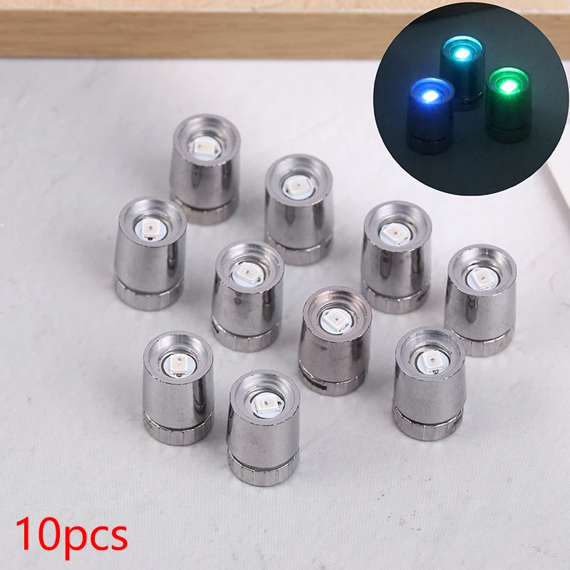 10Pcs Mini Colorful LED Flash Luminous Tumbler Ball Switch Lantern Light For Wedding Birthday Party Glow Decor