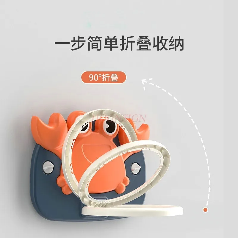 어린이 조정 가능한 농구 스탠드, 아기 공 던지기 농구 프레임, 장난감, 실내, 아기를위한 펀칭 교수형 스타일 없음