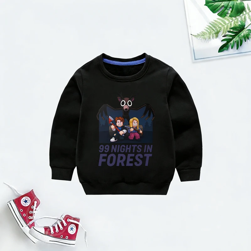 

99 ночей в Foreste, детские толстовки с капюшоном для мальчиков и девочек, хлопковые толстовки, милые топы с длинными рукавами в стиле аниме, теплая одежда, подарки на день рождения