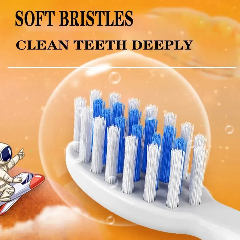 E6 CHILDREN'S Toothbrush Wings Cartoon Sonic Toothbrush Soft Bristle Electric Toothbrush (Batteries Not Included)