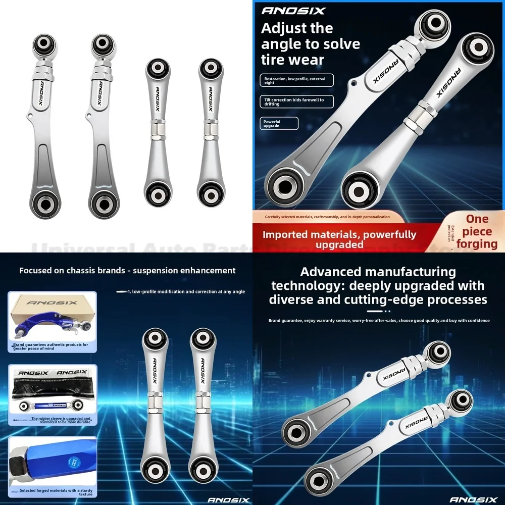 For Tesla Model X Model S Rear Adjustable Control Arm Camber Kit to Fix Tire Wear with Precision Engineering and Durable