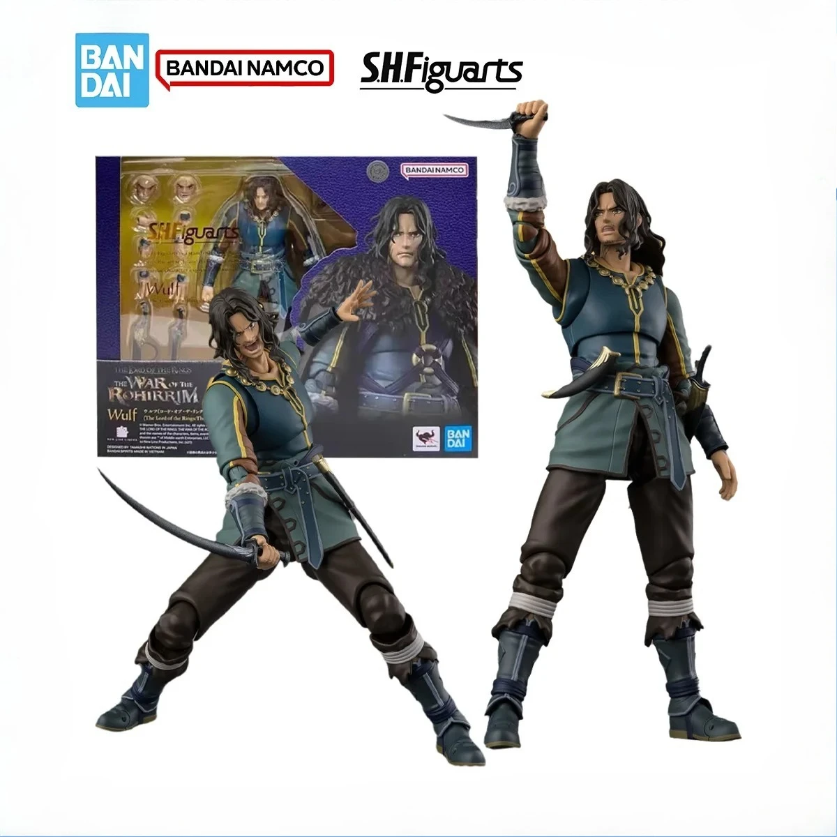 

В наличии Bandai Genuine The Lord of The Rings: The War of The Rohirrim Model Kit SHF Wulf Фигурка Модель Коллекция Игрушка в подарок