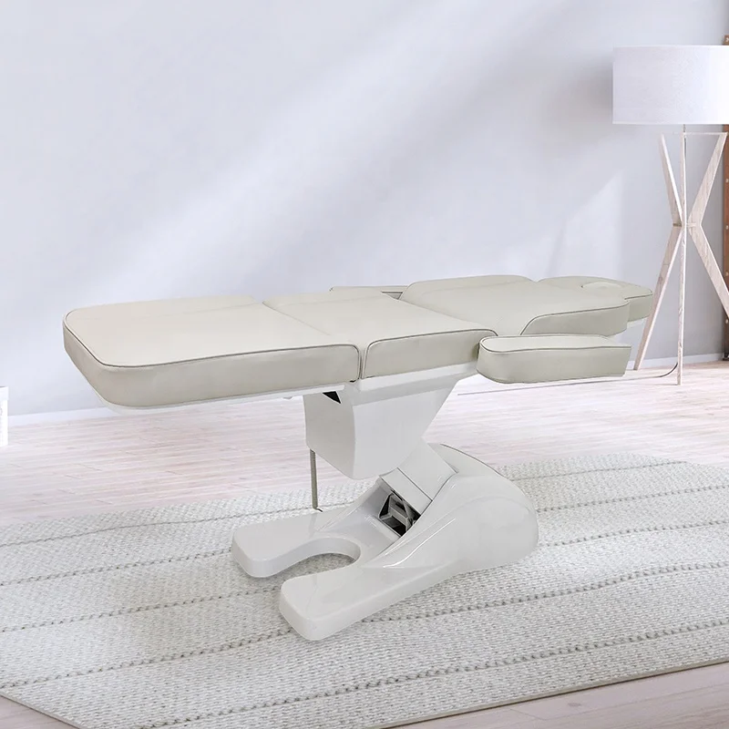 Anteeth Modern Cosmetic Facial Spa Treatment Facial Bed Multifunctional Massage Table PVC Leather Electric Facial Beauty Bed