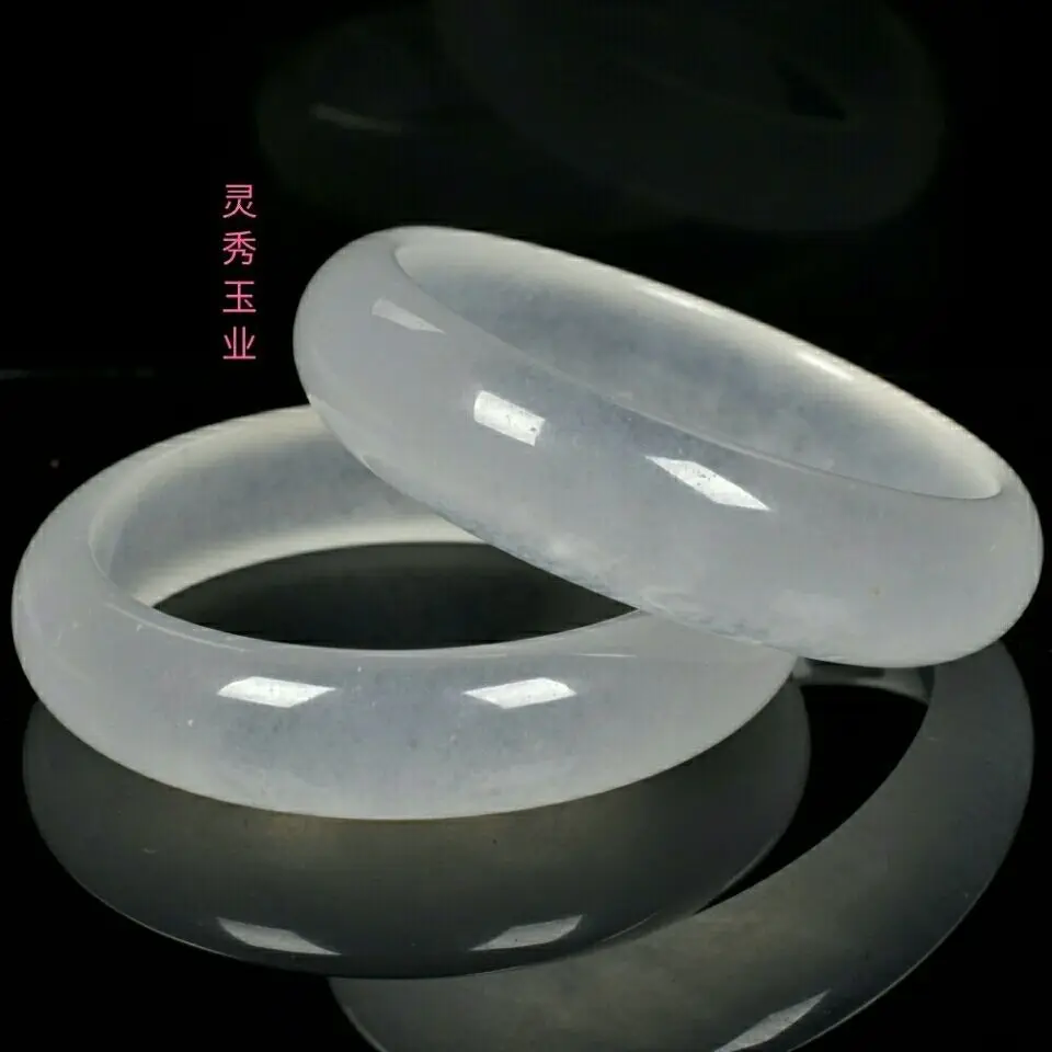 

Bracelet Natural White White Jade Bracelet Women's Wangfu Women's Jewelry