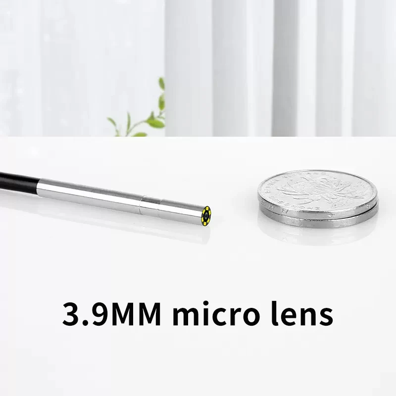 3In1 Endoscope Camera 720P Sewer Industrial Piping Car Inspection Endoscopic 3.9Mm For Usb Android Type C