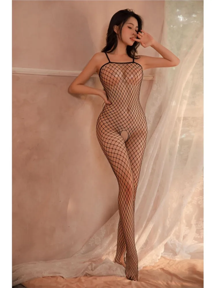 Visnet Teddy Bodysuit Vrouwen Transparante Bodystocking Voor Sex Vet Pak Open Bh Outfits Erotische Kostuums Sexy Lingerie 2024
