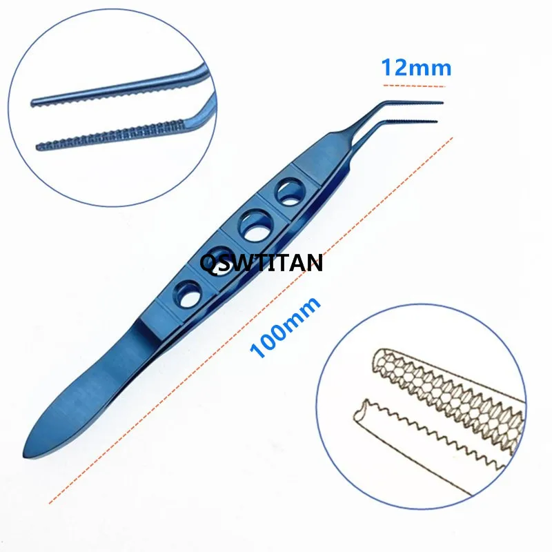 Medical Titanium Ophthalmic Nucleus Fragment Forcep Ophthalmic Eye Surgical Pet Instrument Crushing Nucleus Forceps