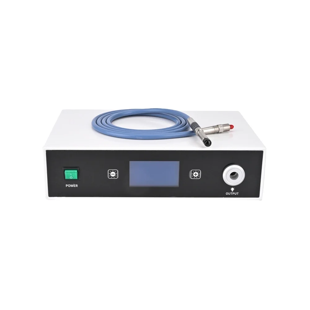 Medical Endoscope 100w LED Surgical Cold Light Source With 1.8m Fiber Optic Cable For Endoscopy ENT Laparoscopy Urology
