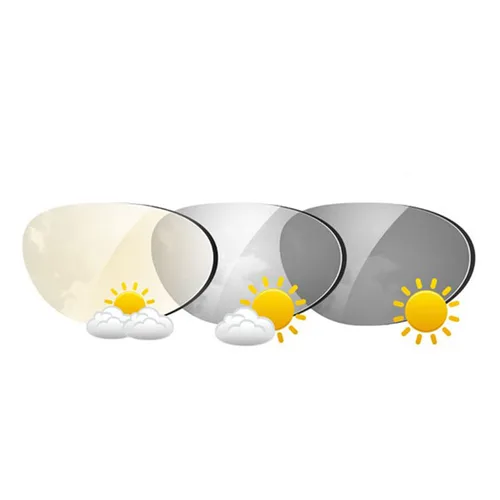 Imagen 2 del producto 1,56 Asp índice prescripción Anti-azul ordenador teléfono fotocromático lentes de sol camaleón gris miopía presbicia astigmatismo lente