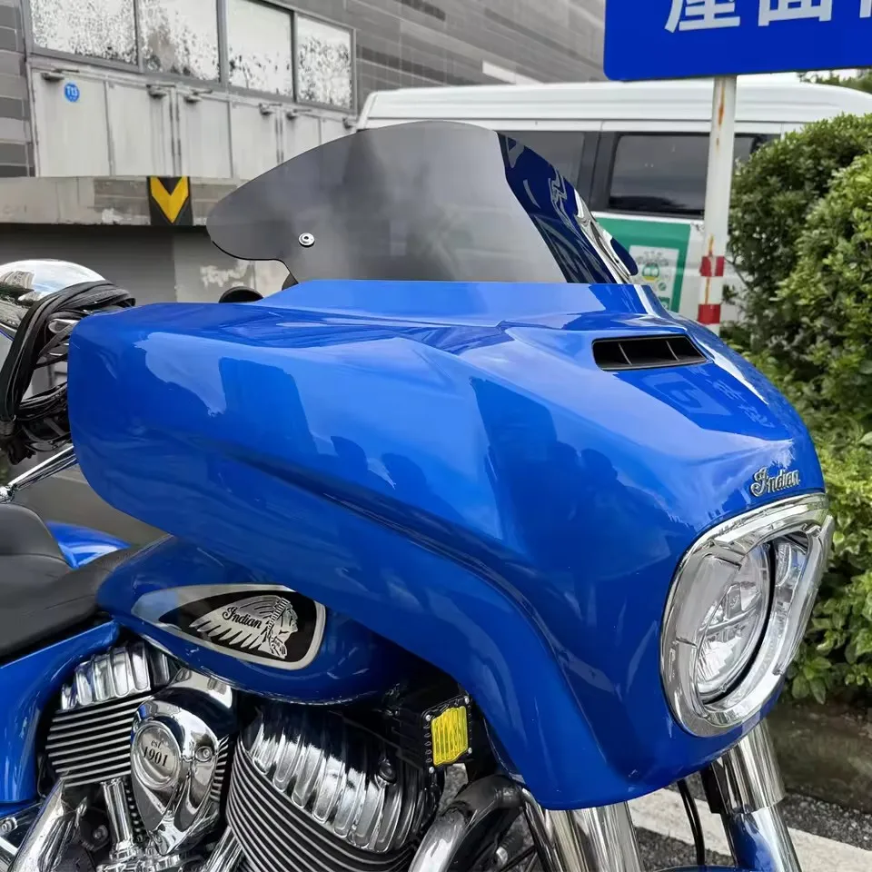 Pare-brise avant de 11 pouces pour moto Indian Chieftain Roadmaster Dark Horse 112 2014-2025, NOUVEAU déflecteur de vent pour carénage avant