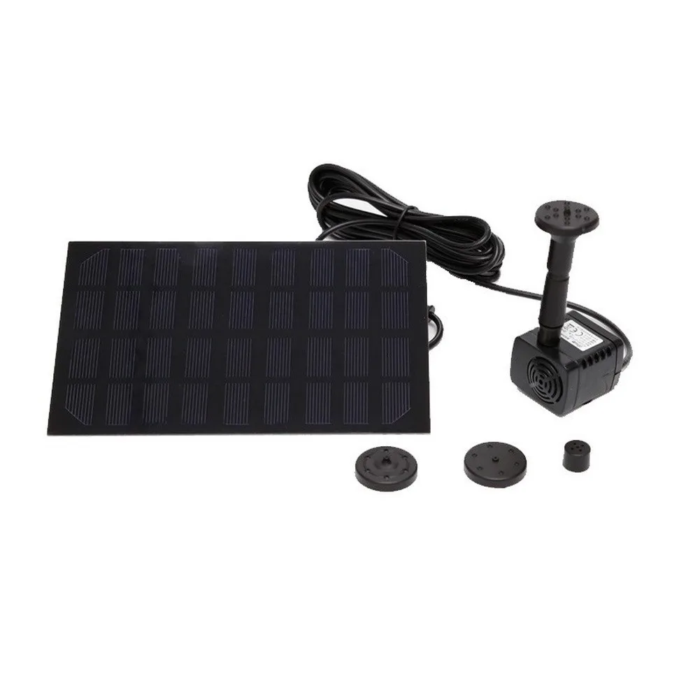 1.8W Solar Fountain Pump for Bird Bath Small Pond Garden with 180L/H Output and Sunlight-Dependent Spray Function