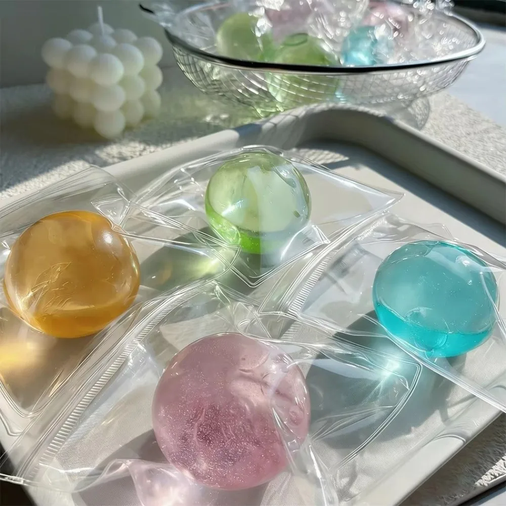 Soft Simulated Maltose Squeeze Toys Plasticity Transparent Slow-Rebound Toy Stress Relief Slow Resilience Soft Simulated Maltose