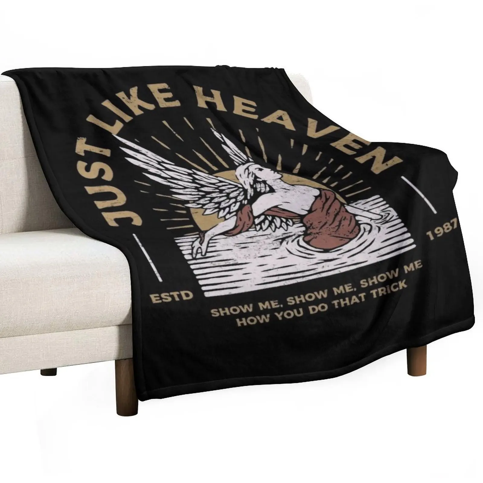 Just Like Heaven Throw Blanket Thermals For Travel Flannel Retros Stuffeds Blankets For Baby For Decorative Sofa Blankets