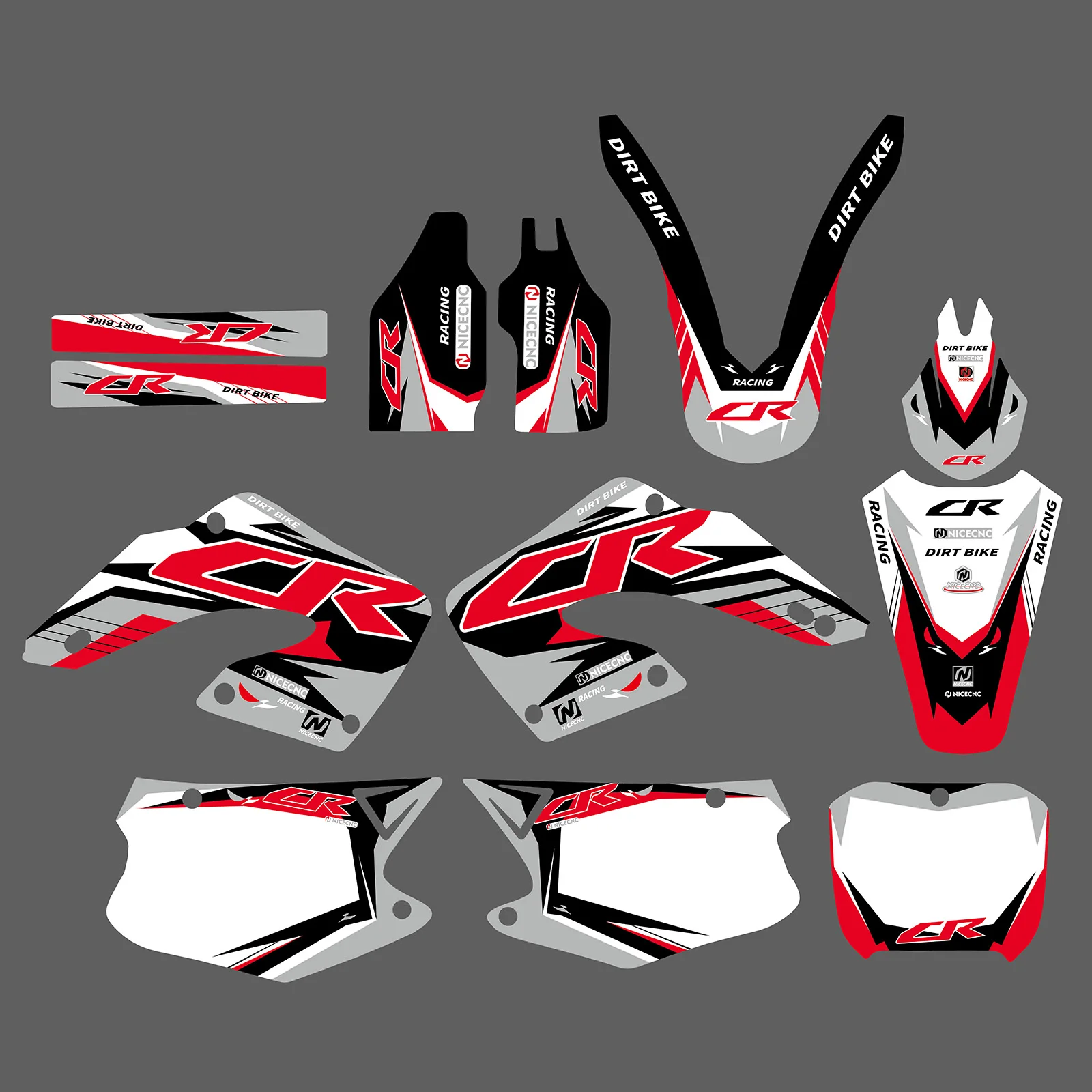 

NICECNC For Honda CR 125 CR 250 2000-2001 Motorcycle Graphics Background Decals Sticker Kit Customize CR125 CR250 Stickers
