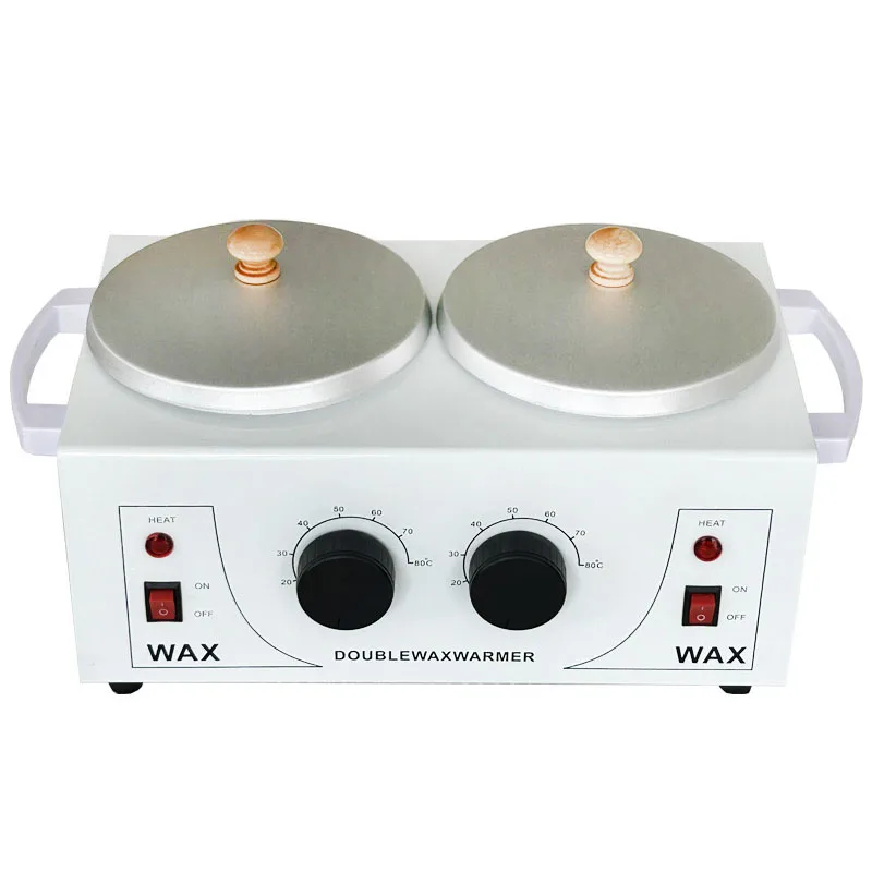 Adjustable Temperature Control Dual Furnace Wax Melting Machine Beauty Beeswax Hot Wax Machine Hair Removal Wax Machine