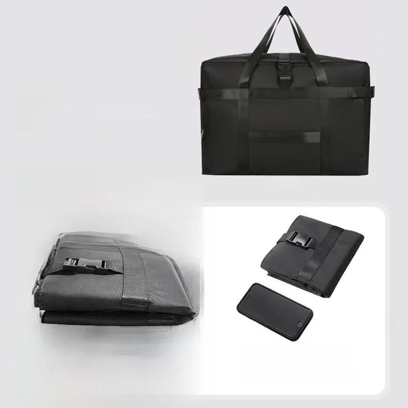 Waterproof Large Capacity Portable Luggage Packing Bag Travel Bag for Air Cargo Youth Fashion Trend Double Shoulder Strap Unisex