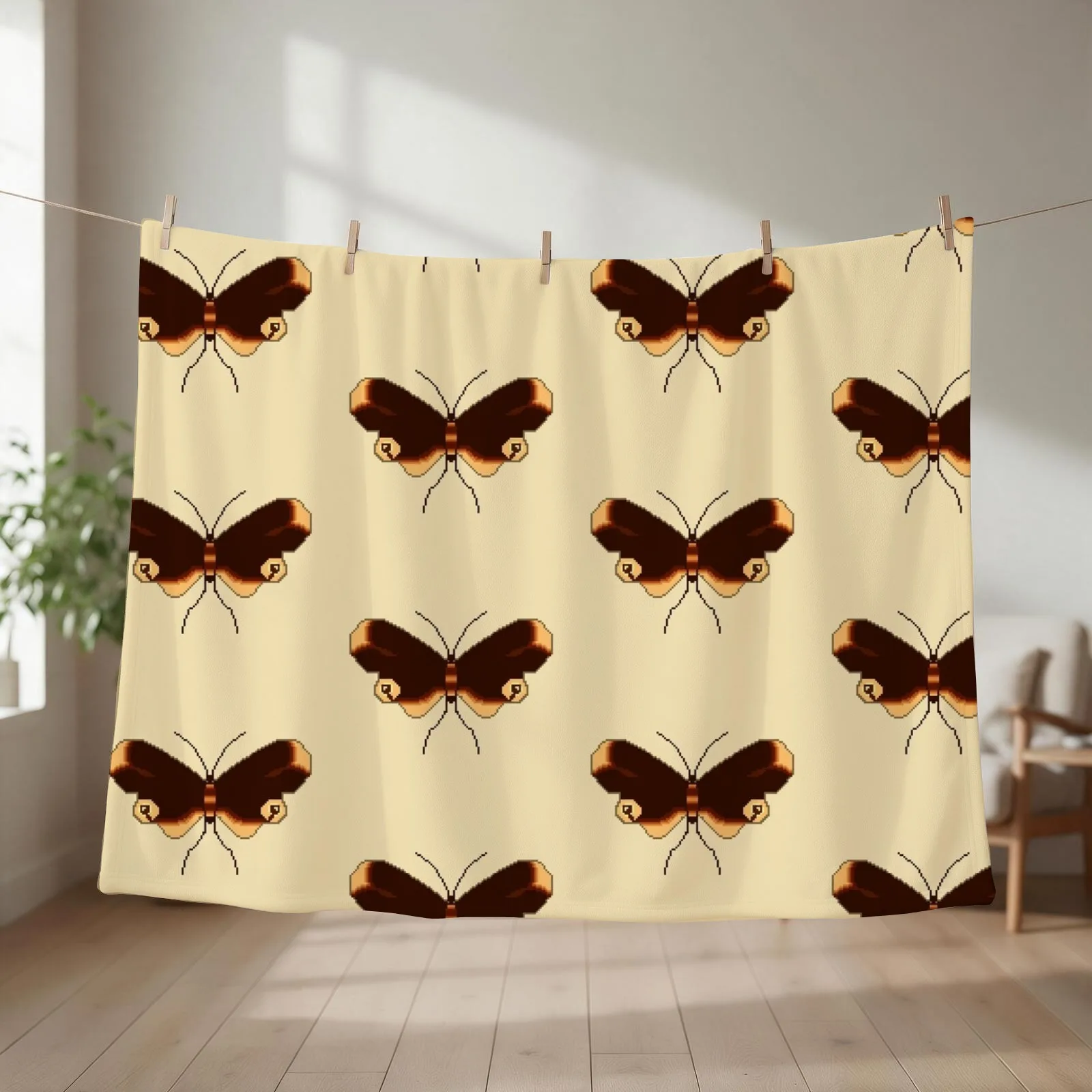 Moth Eye Throw Blanket couch cozy soft plush fuzzy picnic outdoor blanket