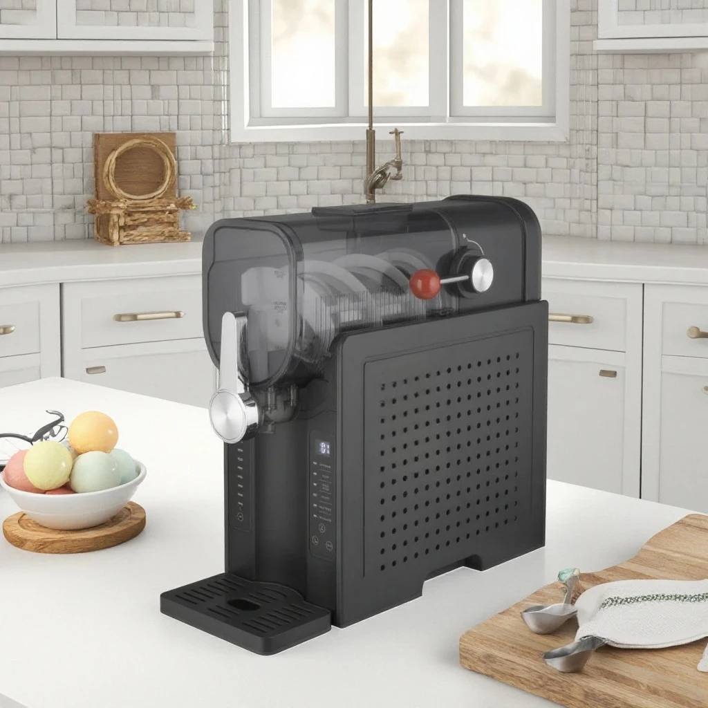 Home ice cream machine, frozen beverage professional mini ice cream machine, milkshake