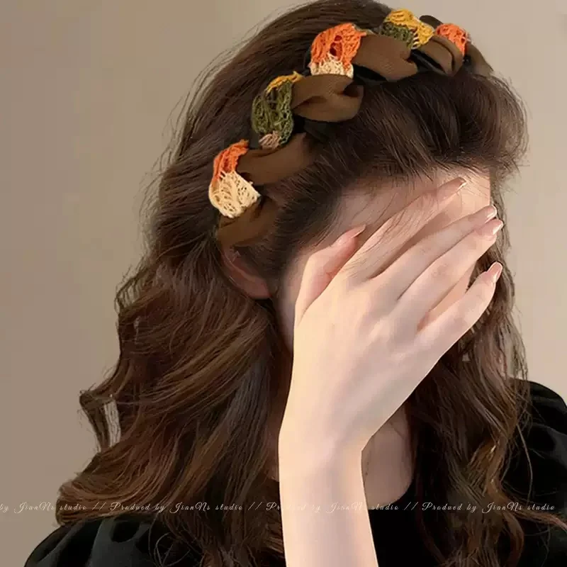 Melade Fabric Wrapped Tooth Comb Headband for Women 2026 New Daily Wear High Top Hair Clip Hair Accessory