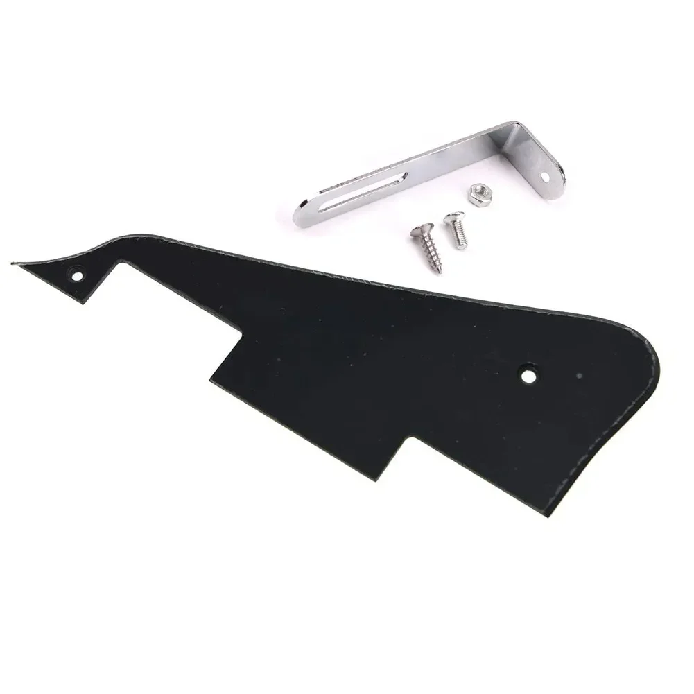 Set Pickguard Bracket Electric Guitar With Screws Protector Scratch For Les Paul Epiphone Gadget LP Metal +PVC