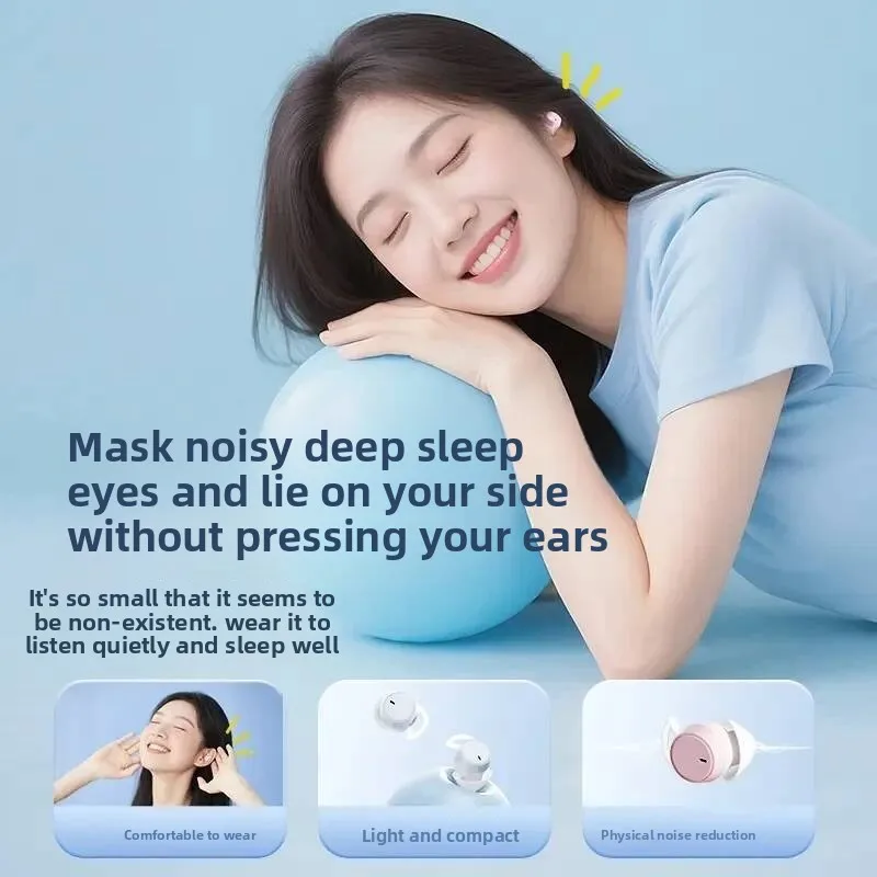 Bluetooth Earbuds Sleep03 In-Ear, Mini Wireless with Extra Long Battery Life, Universal Compatibility for Sleep and Travel