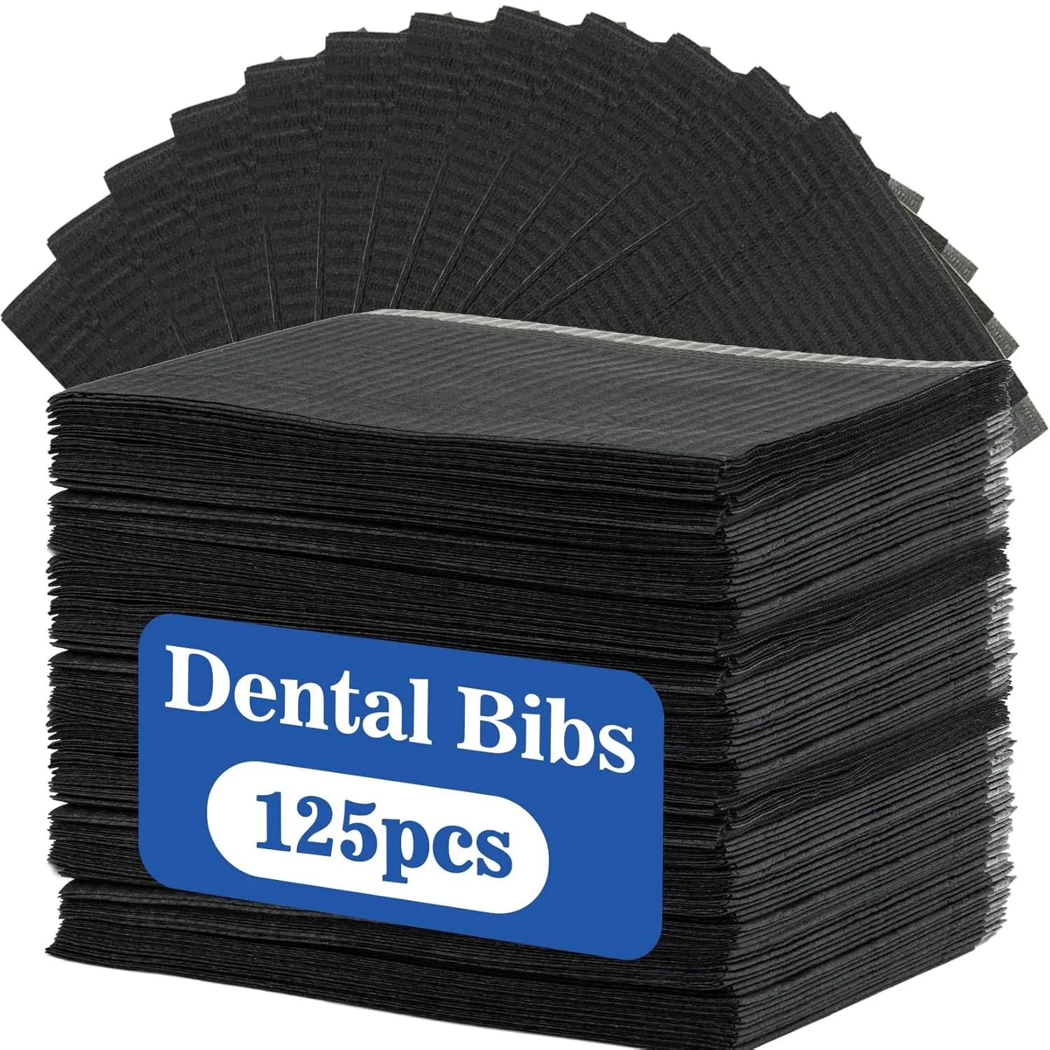 NARKASY 5/30/50/125/250PCS Disposable Tattoo Clean Pad Black Tattoo Bib Table Covers Clean Patient Dental Napkins Supplies