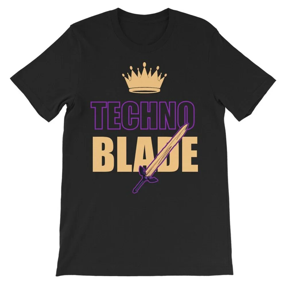 Technoblade Merch T-shirt Legends Never Dies Letter Print Tshirt Men/Women Dream T Shirt 100% Cotton Short Sleeve Top