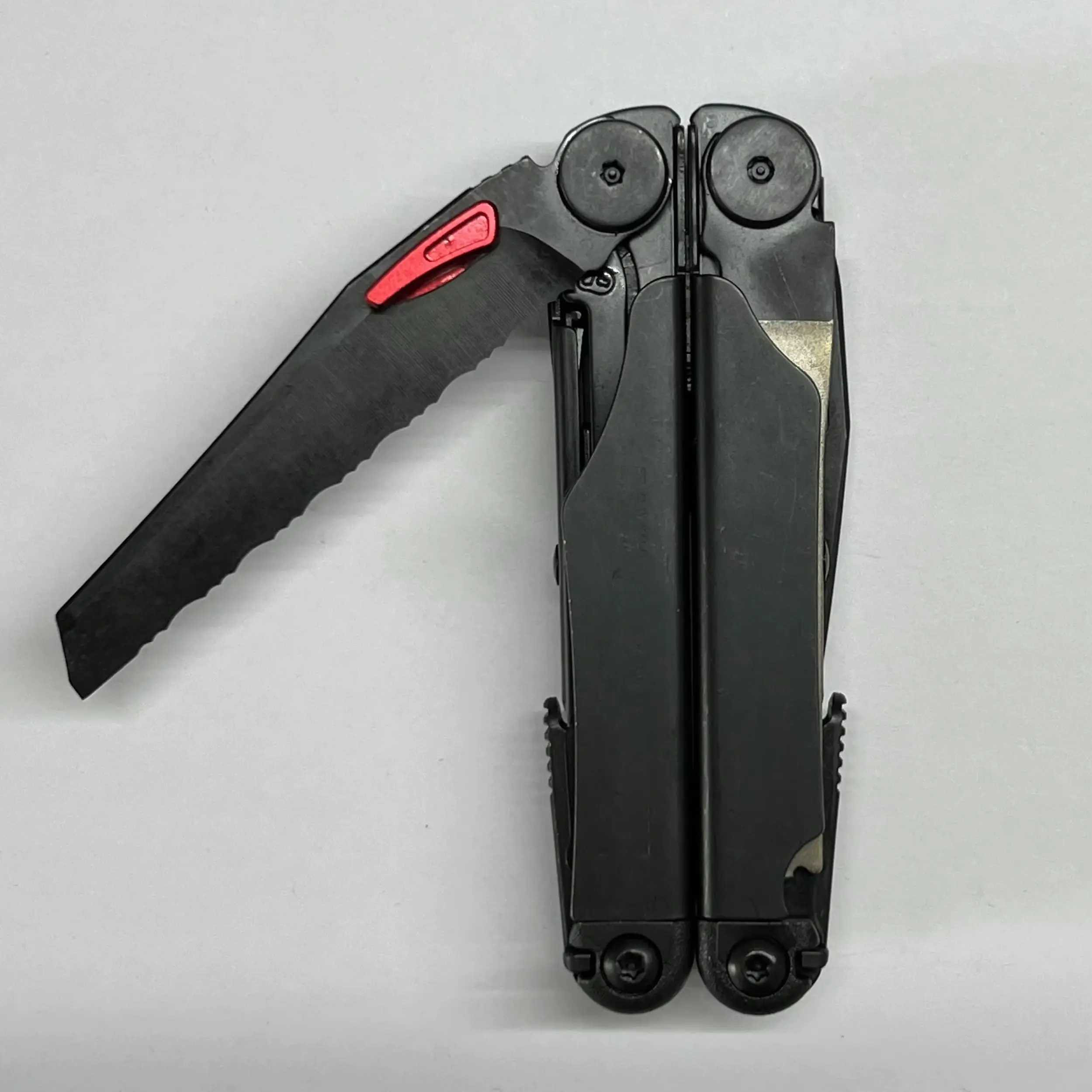 Imagem -02 - Liga de Alumínio Polegar Grip Botão Leatherman Wave Main Knife Faca Serrilhada Cnc Faça Você Mesmo Acessórios