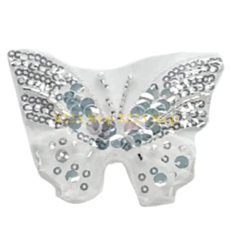Bướm bắt mắt độc đáo Tulle Tulle Offrique Trang trí cho váy dạ hội trang phục quần áo Decors Bản vá may