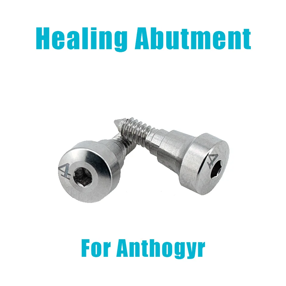 10Pcs Dental Healing Abutment Gingival Shapers Compatible Anthogyr ANT Titanium Alloy High Brightness Gloss Implant Accessories