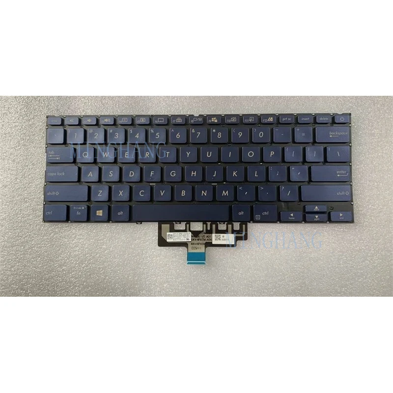 M   For Asus ZenBook 14 UX434 UX434F UX434FA UX434FL UX434FLC US Backlit keyboard