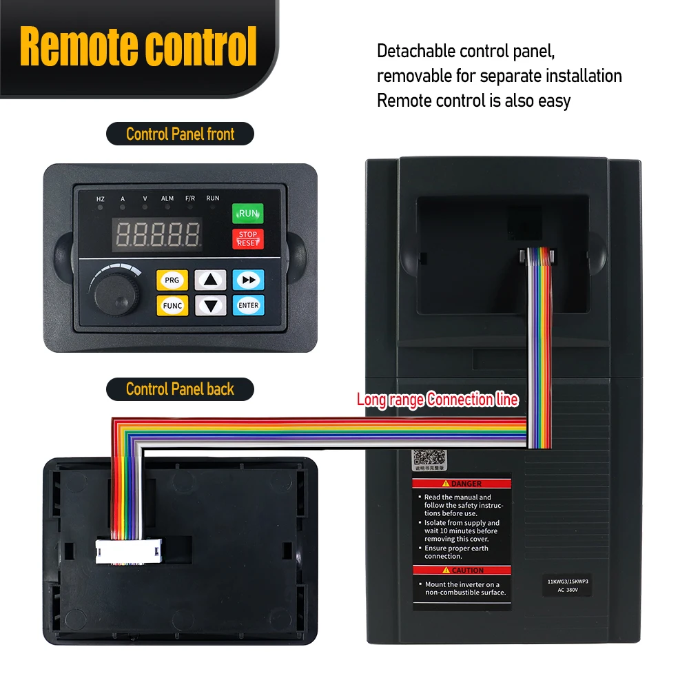 HLTNC 11kw HS720 11G3 العاكس vfd 0 إلى 500 هرتز 0 إلى 3200 هرتز مع 9kw أداة تغيير الأدوات الأوتوماتيكية المغزل 220 فولت 380 فولت للتحكم العددي #5