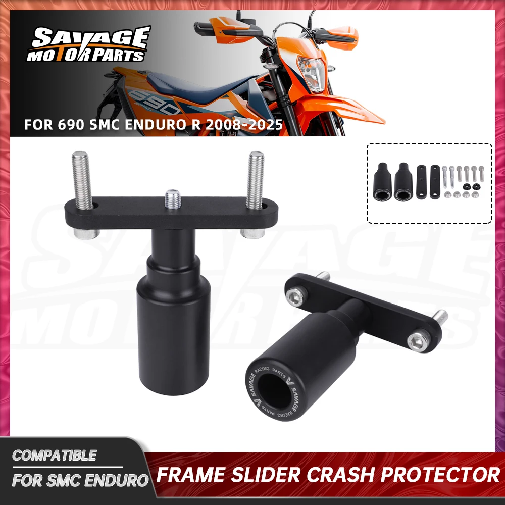 690 SMC R 2025 Frame Slider Crash Protector For 690 Enduro R SMC/R 2014-2024 Motorcycle Accessories Falling Protection Pad