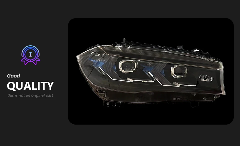 AKD Head Lamp for BMW X5 F15 LED Headlight 2013-2018 Headlights F15 F85 DRL Turn Signal High Beam Angel Eye Projector