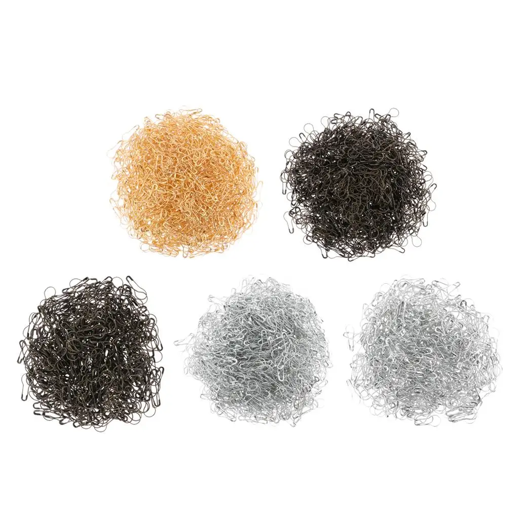 Bulk Metal Calabash Gourd Shape Safety Pins Assorted Needle Pins for Sewing Office Work and Craft Projects