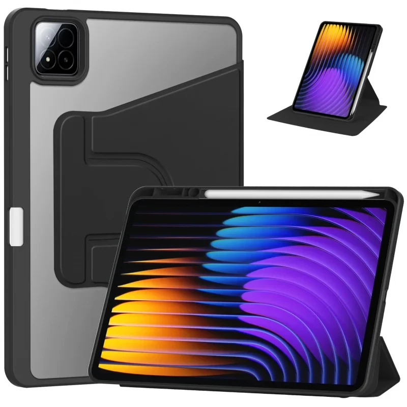 

Tablet Case For Xiaomi Pad 7 Pro Rotating Acrylic Pen Slot 11.2 Protective