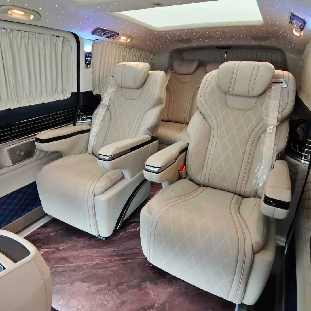 Premium Electric Lift Bench Seat OEM Customizable Leather Car Rear Seats & Convertible Beds For Toyota Alphard Upgrades