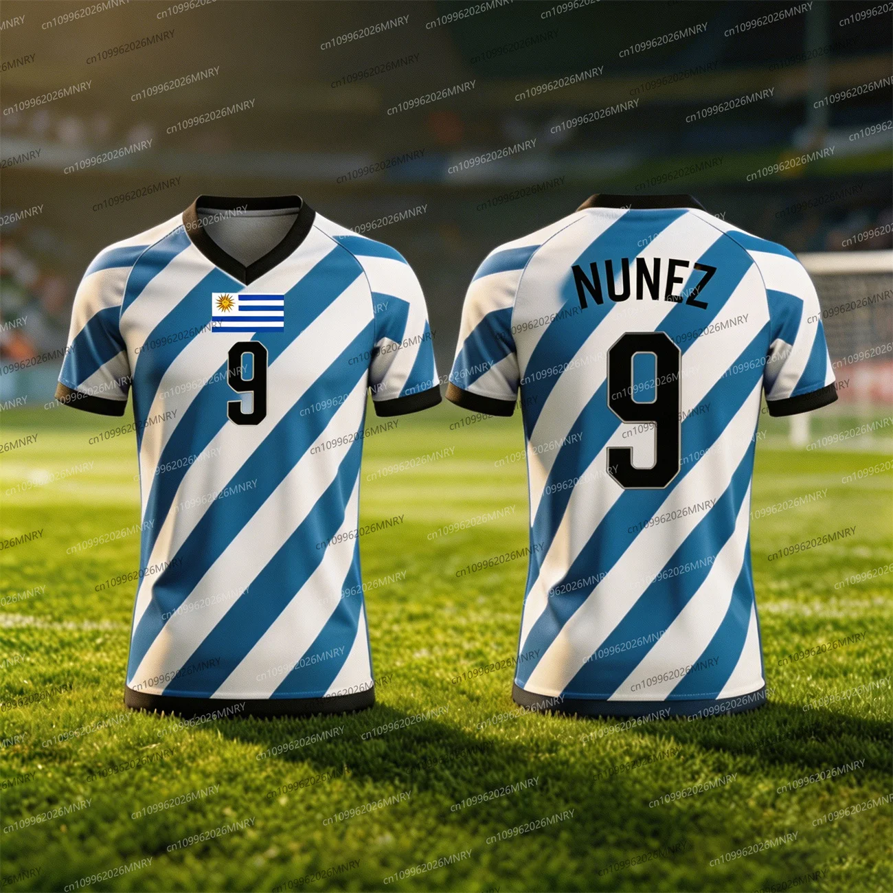 26 Uruguay Flag Emble Jersey Summer MenTop Women tshirt Training Uniforms Jersey Breathable Quick Drying Fan Jersey Women Jersey