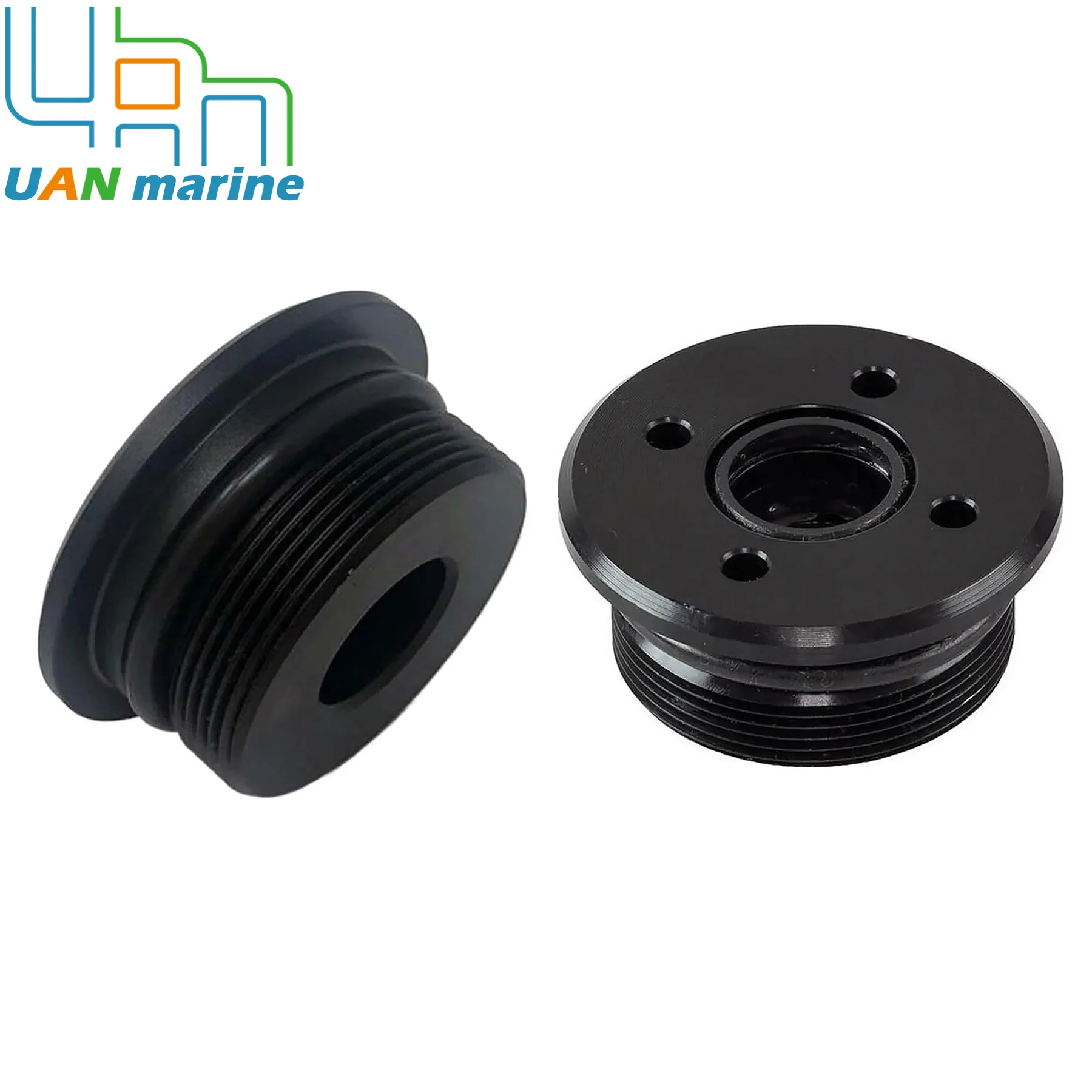 2 Pcs Trim Cylinder End Cap Fits for Yamaha 4-Stroke 80 100 115 130 150 175 200 225 250 300 350 HP Outboard Motor 64E-43821-05