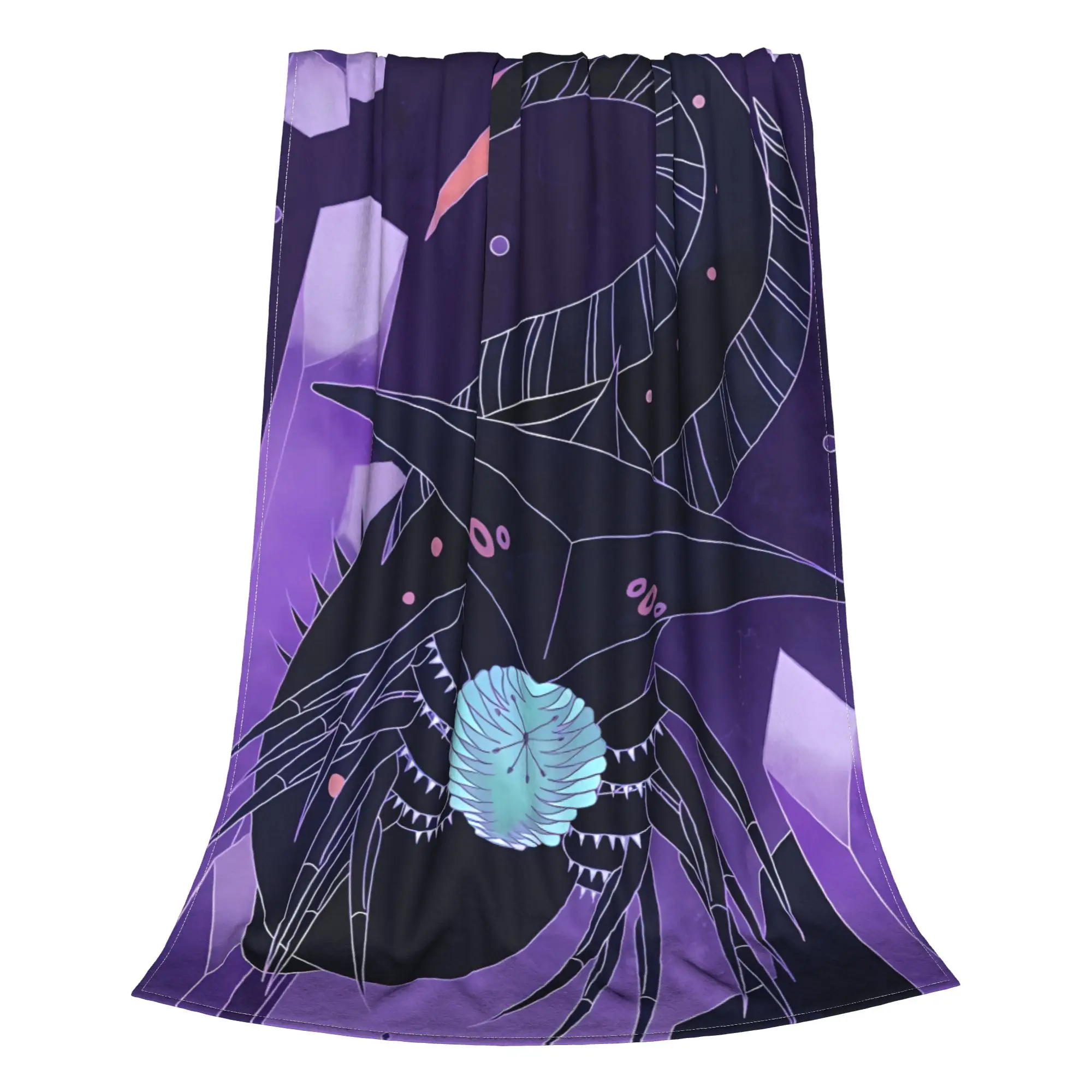 1PC Home Cutecore Shadow Leviathan Subnautica Blanket Super Cosy Plush Home Living Room Sofa Halloween