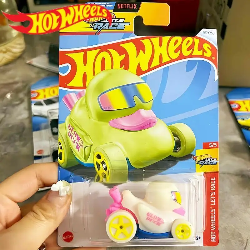 

Original Hot Wheels Night Light Duck Toy Car Inertial Toy Metal Die-Cast Model Cars Collect Toy Vehicles Boys Birthday Gifts