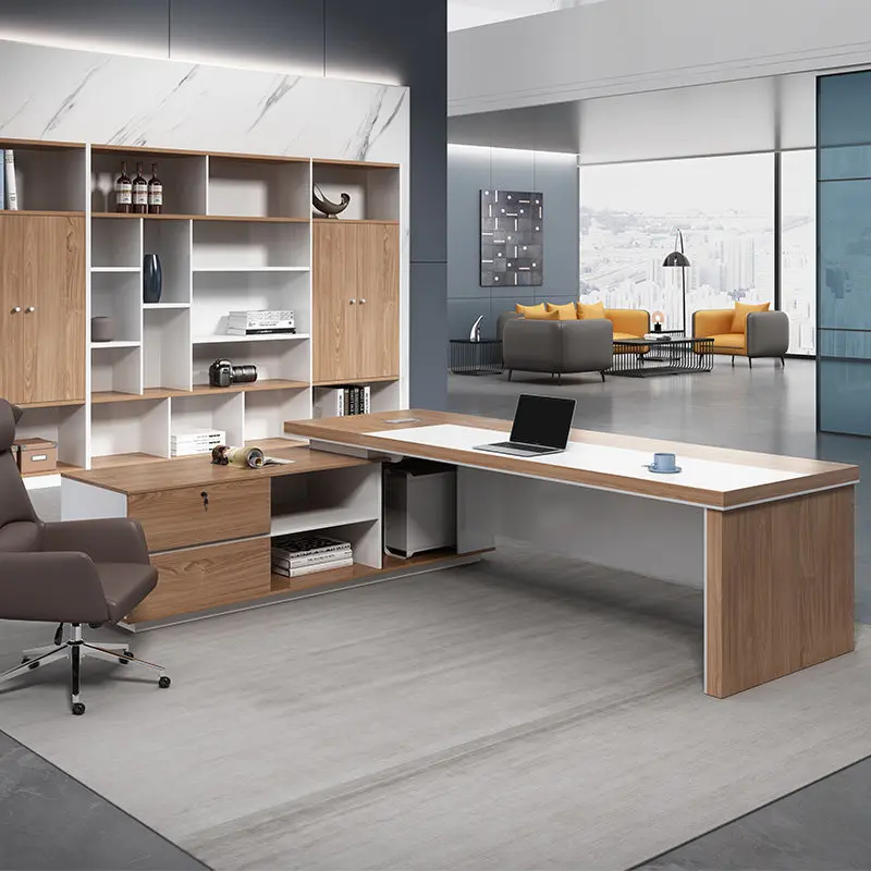 Shengli  Boss  Office Furniture President Large Class  Simple Modern Manager Supervisor  and  Combination
